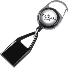 Frugal Smoker Clip Retractable Keychain Lighter Leash