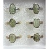 Natural Creations Sterling silver ring size 6 Moldavite