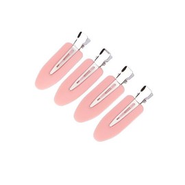 Hair Clips,No Bend,4 Pcs No Crease Duck Billed Hair Clips For Women,Makeup Clips, For Styling Sectioning,Hairstyle Clips Women Girls (Pink, One size)