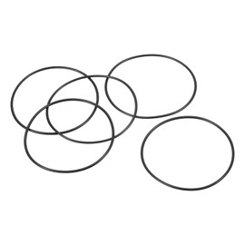 PATIKIL Nitrile Rubber O-Rings 77mm OD 74mm ID 1.5mm Width, 5 Pcs Metric Sealing Gasket for Faucet Plumbing Automotive Repair, Black