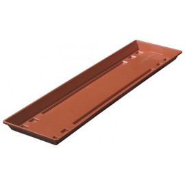 Untersetzer Standard Plastic Flower Box Tray, Terracotta 06