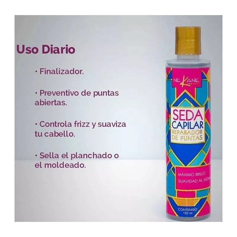 Nekane 2 Pack Seda Capilar Repara Puntas Abiertas Secas 150