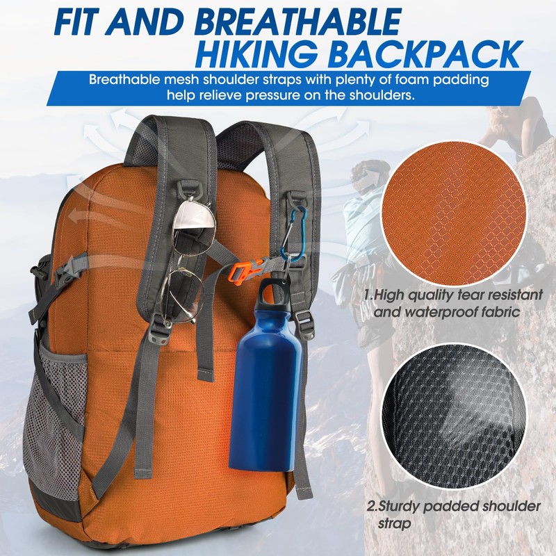 40L Packable Backpack Waterproof Hiking Backpacks Lightweight Outdoor Sport Travel