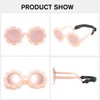Hycredi Flexible Bendable Flower Baby Polarized Sunglasses with Strap for