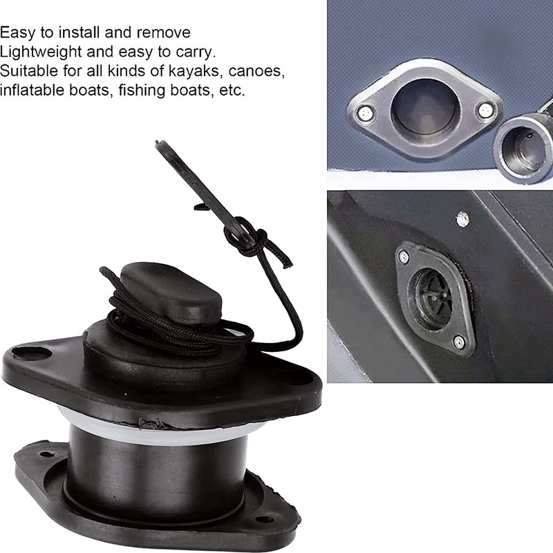 UJEFF Inflatable Boat Drain Plug Set for Inflatable Dinghg Will