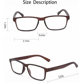 VejiA Nearsighted Glasses for Distance, Myopia Glasses Women Men Lightweight Distance Glasses For Driving With Spring Hinge(colour -3.0)