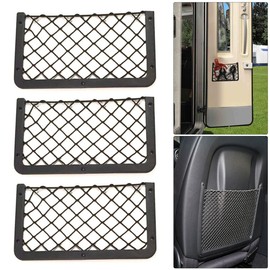 3 x Car Storage Net Elastic Ideal for T4 T5 T6 Motorhome RV Boat