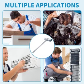 VARKAGE 4pcs Spark Plug Wrench T Wrench 13mm x 19mm Chainsaw Wrench for Chainsaw Mower Brush Cutter Lawnmower