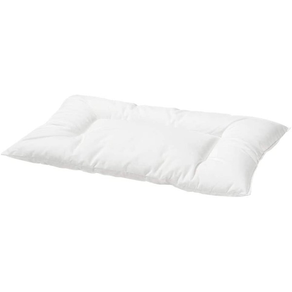 IKEA LEN Crib Pillow, White , 14 in x 22 in in, multi-colored