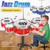 Toddler Jazz Drum Kit Hand Eye Coordination High Safety Sturdy