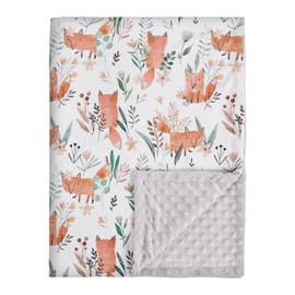 Soarwg Kids Baby Blankets Unisex Newborn, Super Soft Comfy Fox Blankets, for Toddler Baby Nursery Bed Blankets Stroller Crib Shower Gifts, 75 x 100 cm