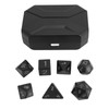 7PCS Light Up Dice ABS Rechargeable LED Electronic Polyhedral Dice