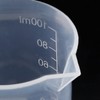 Waziaqoc 100ml/3.4oz Plastic Graduated Beaker (3 Pack), Transparent PP Measuring