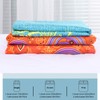 King Size Bohemian Duvet Cover Red and Blue Colorful Boho