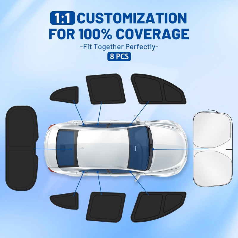 Car Window Shades for Lexus RX 2023-2025 Accessories - Full