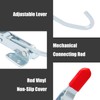 Qjaiune 2 Pack J Hook Toggle Clamp, Heavy Duty Toggle
