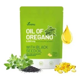 300cápsulas Con Aceite De Semilla Negra Aceite De Orégano                                                                                             