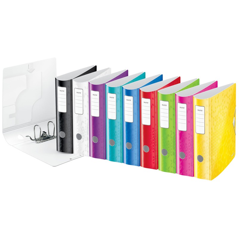 Leitz 180° Active WOW Quality Folder, A4, Wide, Rounded Spine,