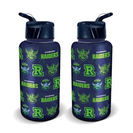 Canberra Raiders NRL Rugby League Flip Drink Water Bottle 1L
