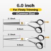 Fenice Totem Professional Hair Scissors, Sharp Precision Cutting, No-Pull Design,