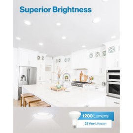 Sunco 12 Pack BR30 LED Bulbs, High Output 1200 Lumens, Indoor Flood Lights, 11W Equivalent 65W 2700K Soft White, E26 Base, Interior Dimmable Recessed Can Light Bulbs