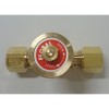 Flowbar Brass Intermediate Ring Needle Valve MVRW-0208 1/4x8