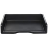 Nakabayashi A4DT-102BK Desk Tray A4 Horizontal Black Document Tray