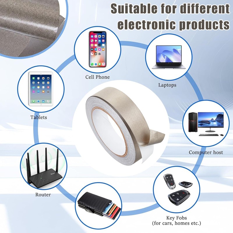 Faraday Cloth Conductive Adhesive High-Shielding Tape Waterproof Conductive Tape for
