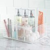 iDesign 5-Section Divided Vanity Organizer for Cosmetic Storage - Clear