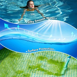 ClearView Stabilized Chlorine Tablets 1 Inch 2 lbs for Swimming Pools, Long-Lasting 1" Chlorinating Tablets for Spa, Slow-Dissolving Swimming Pool Chlorinating Sanitizer