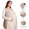 Konssy Muslin Nursing Cover for Baby Breastfeeding, Breathable 100% Cotton