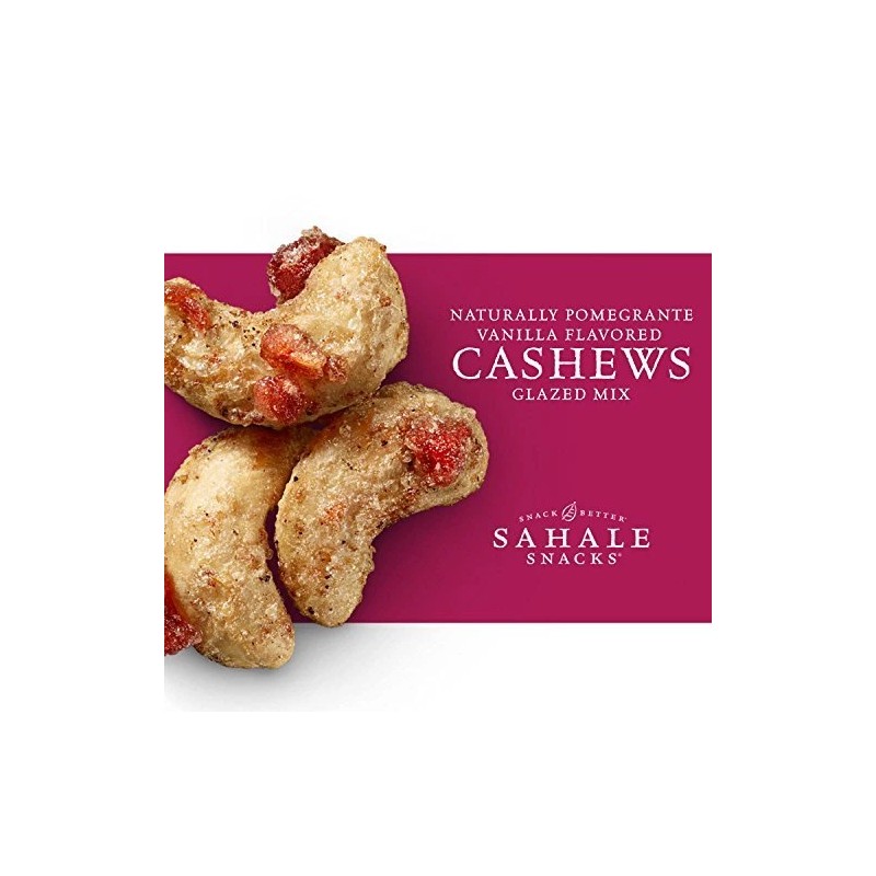 Sahale Snacks Pomegranate Vanilla Cashews Glazed Mix 1.5 Ounce Pack