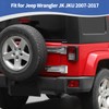 RT-TCZ for Jeep JK Tailgate Hinge Cover Trim Chrome for