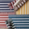 DII Woven Rag Rug Collection Recycled Yarn Cabana Stripe, 2x3',