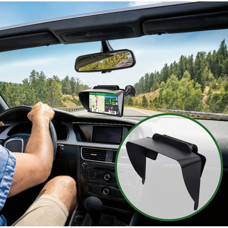 Ramtech 7 Inch GPS Visor Sun Shade with Bonus Stylus
