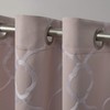 Exclusive Home Curtains Belmont Panel Pair, 52x96, Blush