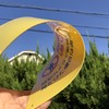 Caution Sign [Unauthorized Passage Prohibited] Yellow Resin Plate, 12.4 x