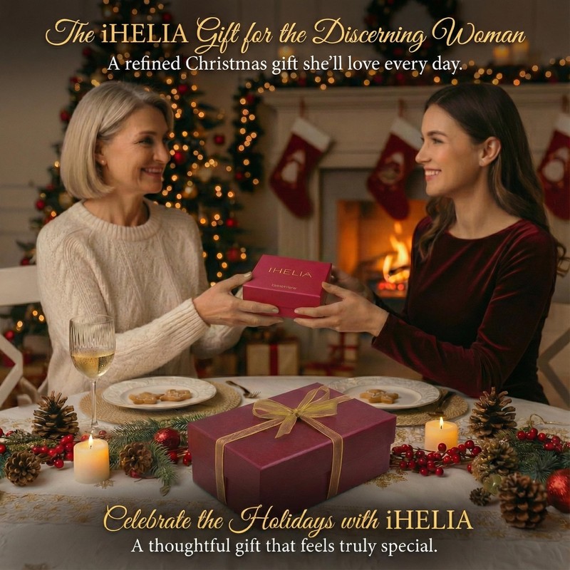 iHELIA Purse Hook Hanger for Table (Signature) - Premium Bag