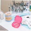 TOVINANNA 2sets Case Plastic Storage Box for Dentures False Container
