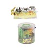 KandyToys 18 Piece Toy Animals Play Set in Tub |