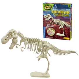 Thames & Kosmos Giant Dinosaur: T. Rex Skeleton Model | STEM Activity | Build a 26-in Long T. Rex Skeleton | Explore Paleontology & Learn Fun Dino Facts | Includes Manual with Step-by-Step Assembly