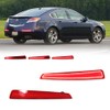 KENRTIR for 2009 2010 2011 ACURA TL Rear Bumper Reflector