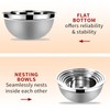 Lazycorner Mixing Bowls with Airtight Lids Set 5 Pcs Stainless