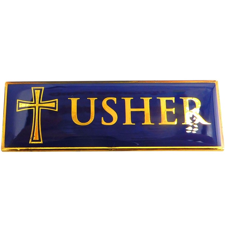 Westmon Works Usher Pin Church Service Badge Accessory, Set of