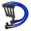 VMS RACING 92-95 Blue Ignition Spark Plug Wires Set Compatible