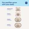 MAM Original Matte Baby Pacifiers 0-6 Months, Binky for Newborn