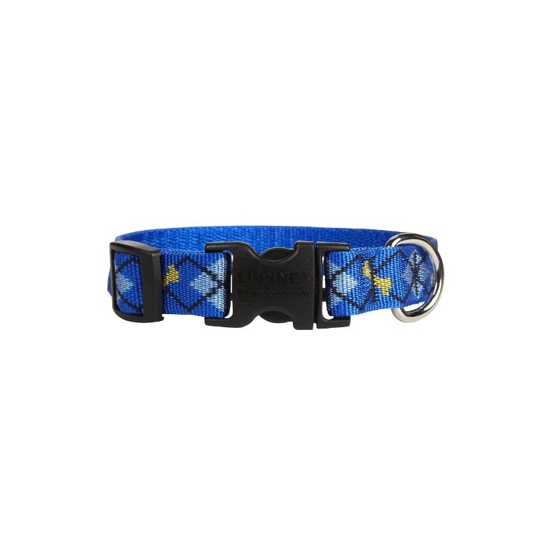 LupinePet Originals 3/4" Dapper Dog 13-22" Adjustable Collar for Medium