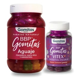 Gomitas Aguaje 130 Gomitas + Bbp Vitex 60 Gomitas Paraiso N