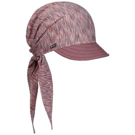 Lipodo Multicolour Bandana with Peak Cap Made in Italy Women's Summer Cap Fabric Hat Visor for Tying, pink, Unit size