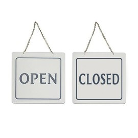 art sign OPEN CLOSED Double Sided 200x200x5T Art Sign 7901 / OPEN CLOSED 양면 200x200x5T 아트사인 7901